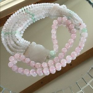 PINK QUARTZ NECKLACE